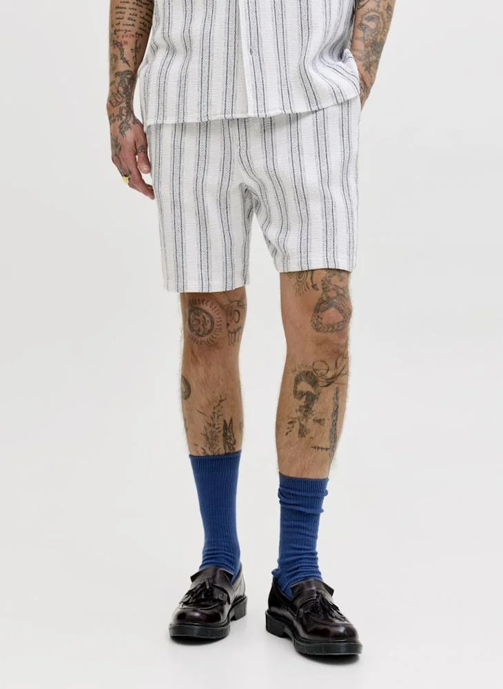 JACK & JONES Casual Stripe Jogger Shorts